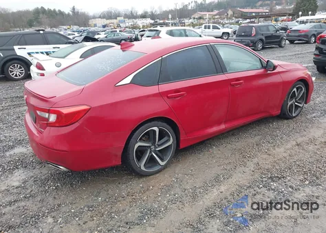 2018 Honda Accord Sport из США, поврежденный, VIN 1HGCV1F35JA096811